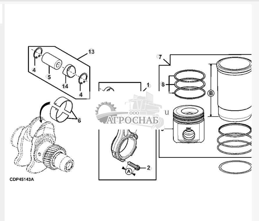 CONNECTING ROD AND PISTON-CYLINDER LINER KIT 